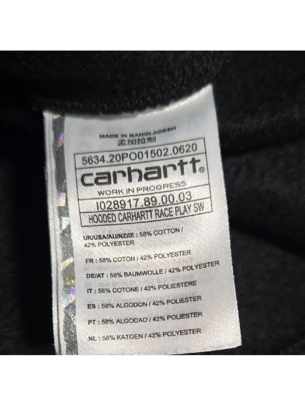Carhartt bold black